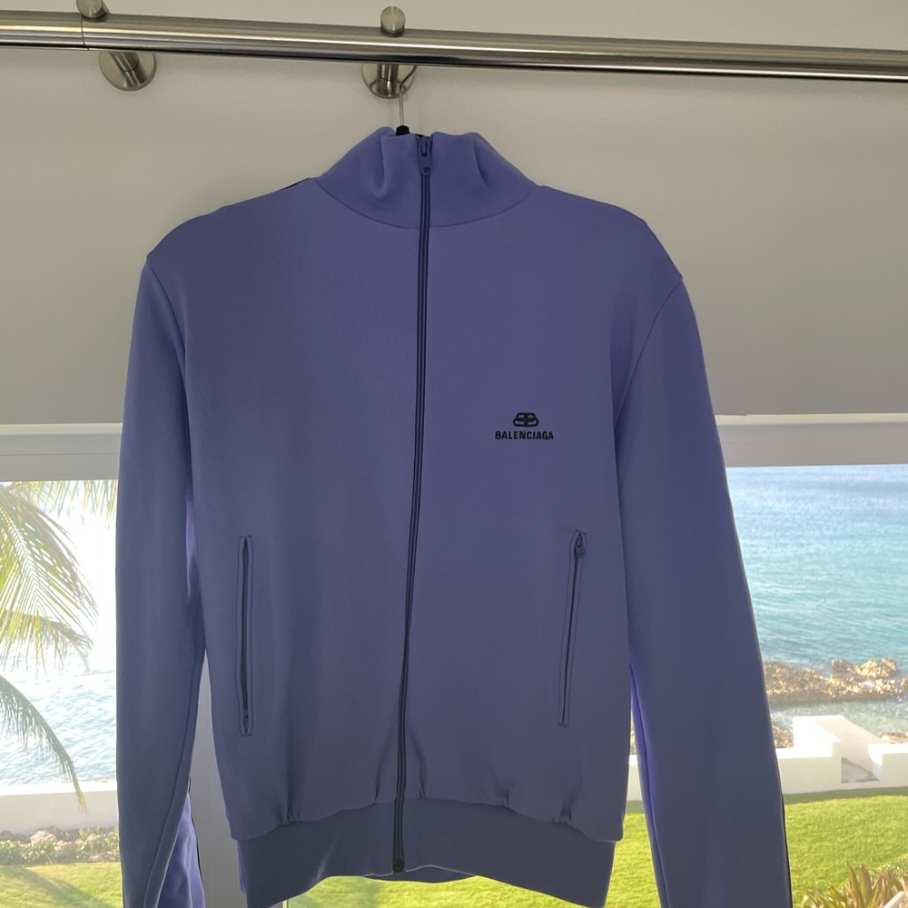 Balenciaga mauve/lilac black zip up Size 36
